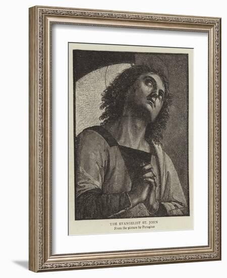 The Evangelist St John-Pietro Perugino-Framed Giclee Print