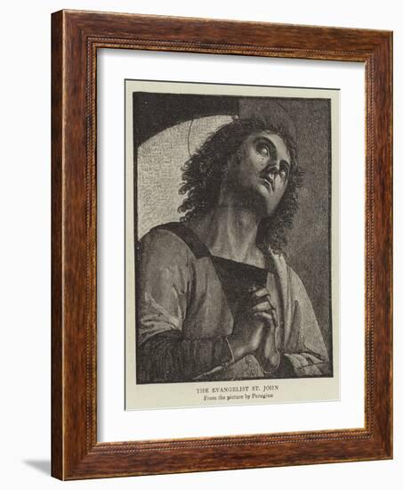 The Evangelist St John-Pietro Perugino-Framed Giclee Print