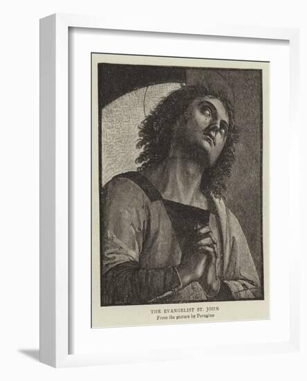 The Evangelist St John-Pietro Perugino-Framed Giclee Print