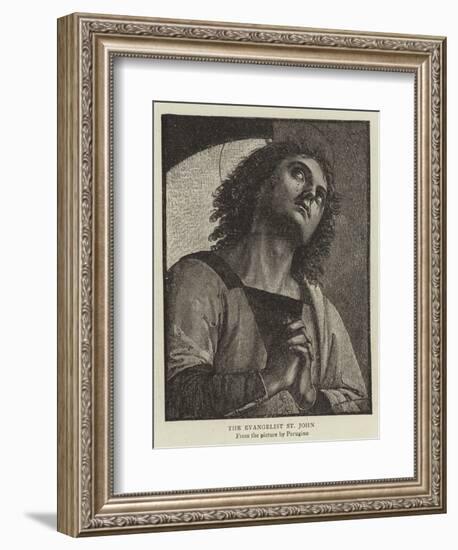 The Evangelist St John-Pietro Perugino-Framed Giclee Print