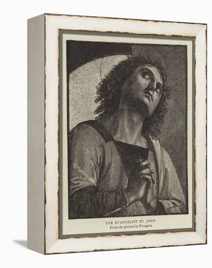 The Evangelist St John-Pietro Perugino-Framed Premier Image Canvas