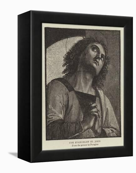 The Evangelist St John-Pietro Perugino-Framed Premier Image Canvas