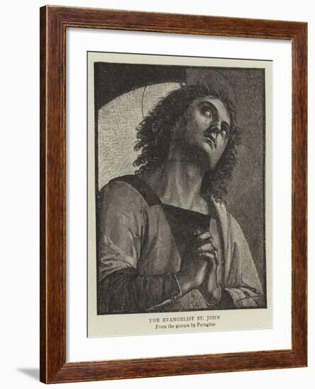 The Evangelist St John-Pietro Perugino-Framed Giclee Print