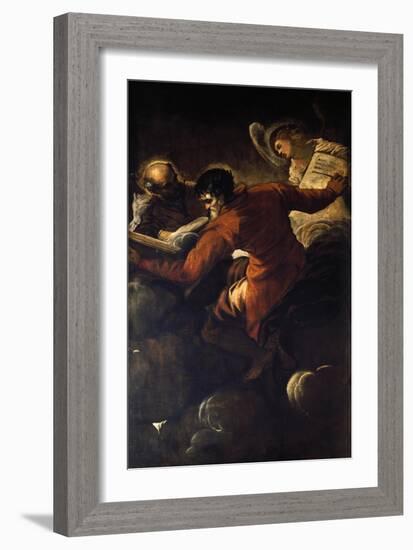 The Evangelists Luke and Matthew, 1557-Jacopo Tintoretto-Framed Giclee Print