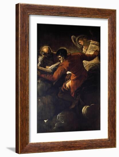 The Evangelists Luke and Matthew, 1557-Jacopo Tintoretto-Framed Giclee Print