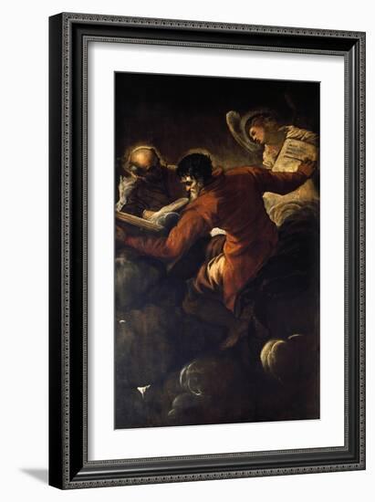 The Evangelists Luke and Matthew, 1557-Jacopo Tintoretto-Framed Giclee Print