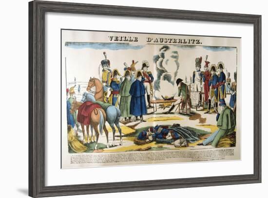 The Eve of Austerlitz, 1 December 1805-null-Framed Giclee Print