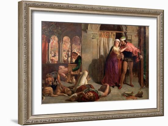 The Eve of St Agnes, 1848-William Holman Hunt-Framed Giclee Print