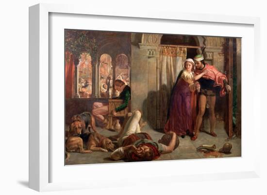 The Eve of St Agnes, 1848-William Holman Hunt-Framed Giclee Print