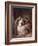 The Eve of St Valentine, 1871 (Oil on Panel)-George Smith-Framed Giclee Print