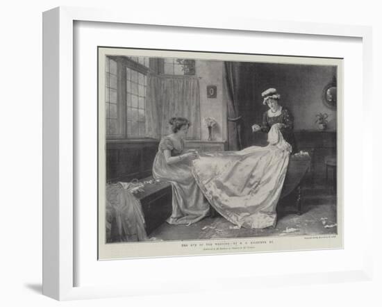 The Eve of the Wedding-George Goodwin Kilburne-Framed Giclee Print