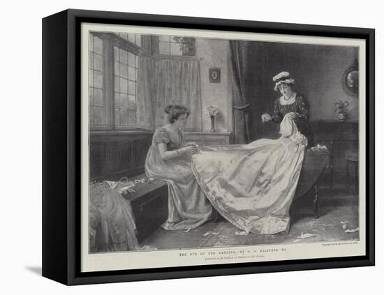 The Eve of the Wedding-George Goodwin Kilburne-Framed Premier Image Canvas