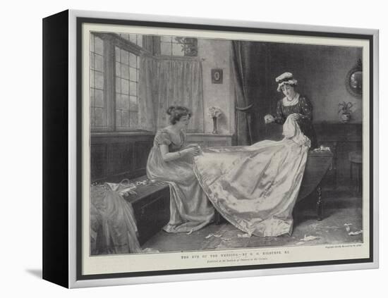 The Eve of the Wedding-George Goodwin Kilburne-Framed Premier Image Canvas