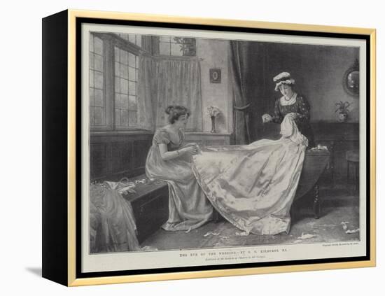 The Eve of the Wedding-George Goodwin Kilburne-Framed Premier Image Canvas
