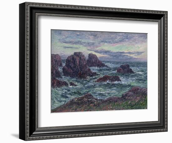 The Evening at Ouessant-Edgar Degas-Framed Giclee Print