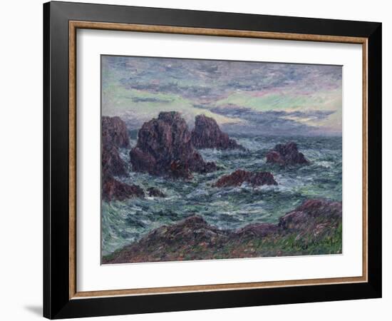 The Evening at Ouessant-Edgar Degas-Framed Giclee Print
