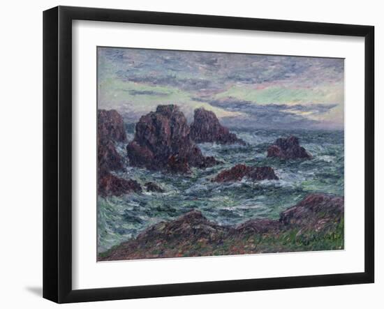 The Evening at Ouessant-Edgar Degas-Framed Giclee Print