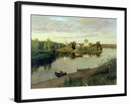 The Evening Bell Tolls, 1892-Isaak Ilyich Levitan-Framed Giclee Print