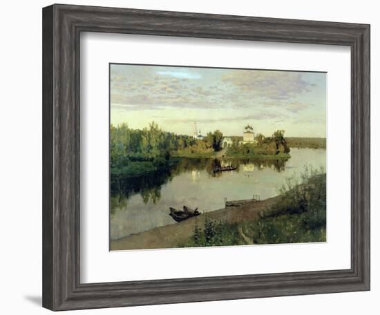 The Evening Bell Tolls, 1892-Isaak Ilyich Levitan-Framed Giclee Print