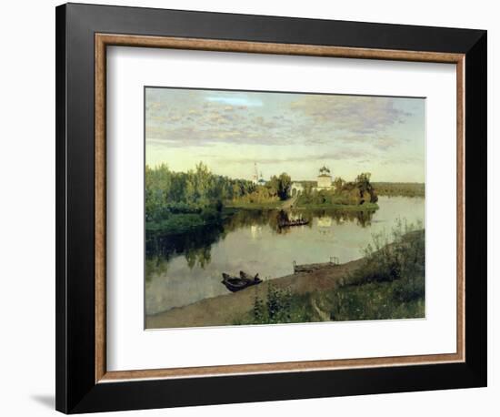 The Evening Bell Tolls, 1892-Isaak Ilyich Levitan-Framed Giclee Print