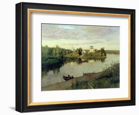 The Evening Bell Tolls, 1892-Isaak Ilyich Levitan-Framed Giclee Print