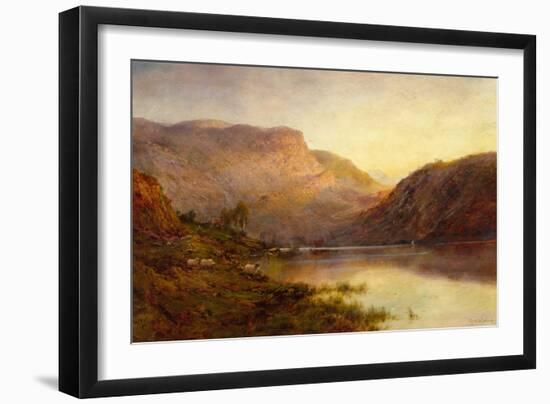 The Evening Glow, Vale OEagle, Loch Lomond-Alfred de Breanski-Framed Giclee Print