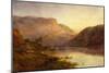 The Evening Glow, Vale OEagle, Loch Lomond-Alfred de Breanski-Mounted Giclee Print