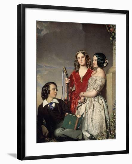 The Evening Hour, Exh. 1847-John Faed-Framed Giclee Print