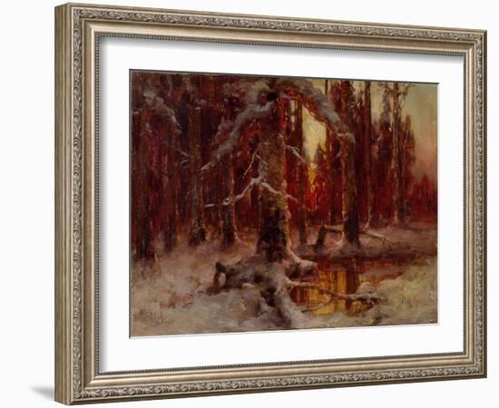 The Evening Is Coming, 1918-Juli Julievich Klever-Framed Giclee Print