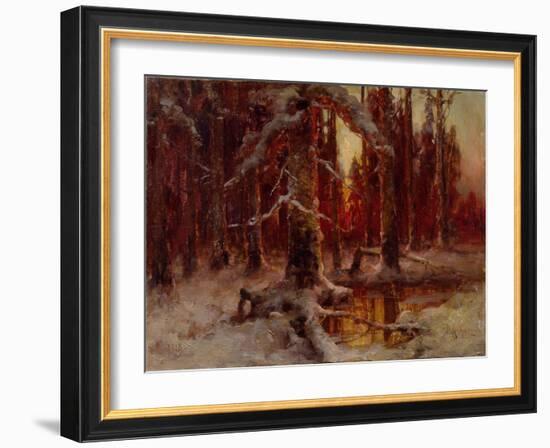 The Evening Is Coming, 1918-Juli Julievich Klever-Framed Giclee Print