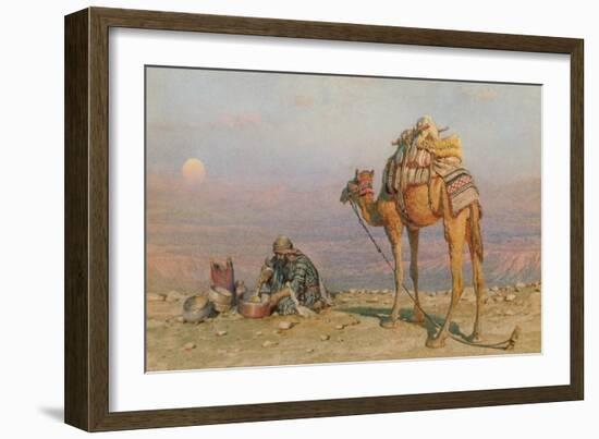 The Evening Meal, 1881-Carl Haag-Framed Giclee Print