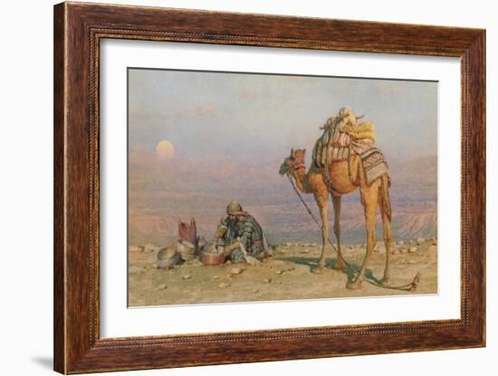 The Evening Meal, 1881-Carl Haag-Framed Giclee Print