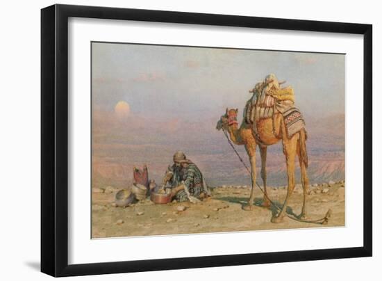 The Evening Meal, 1881-Carl Haag-Framed Giclee Print