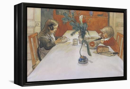 The Evening Meal-Carl Larsson-Framed Premier Image Canvas