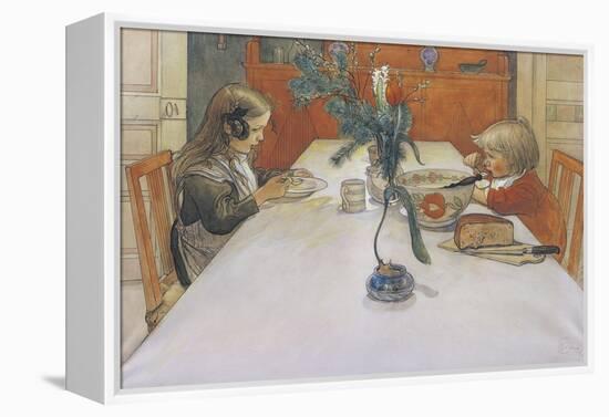 The Evening Meal-Carl Larsson-Framed Premier Image Canvas