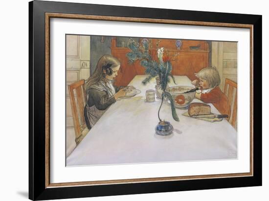 The Evening Meal-Carl Larsson-Framed Giclee Print