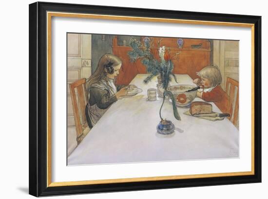 The Evening Meal-Carl Larsson-Framed Giclee Print