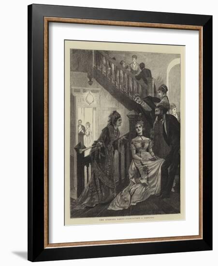 The Evening Party, Flirtation V Dancing-Arthur Hopkins-Framed Giclee Print