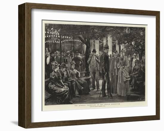 The Evening Promenade at the German Exhibition-Arthur Hopkins-Framed Giclee Print