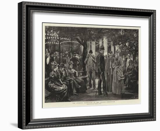 The Evening Promenade at the German Exhibition-Arthur Hopkins-Framed Giclee Print