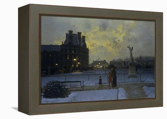 The Evening Promenade-Marcel Lebrun-Framed Premier Image Canvas