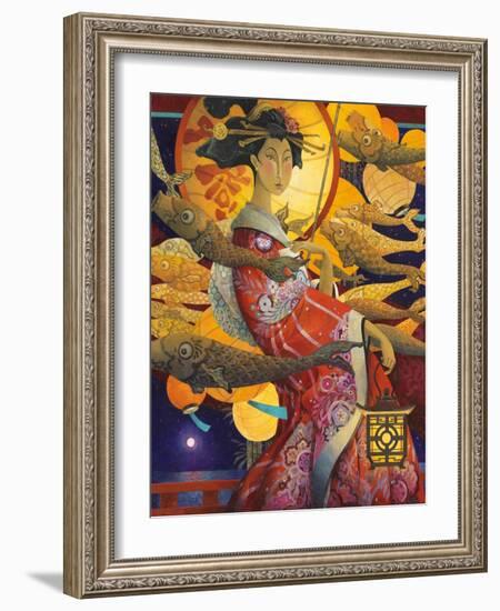 The Evening Stroll-David Galchutt-Framed Giclee Print