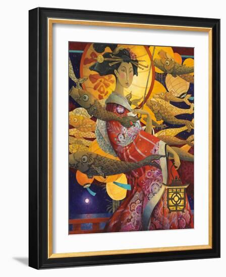 The Evening Stroll-David Galchutt-Framed Giclee Print