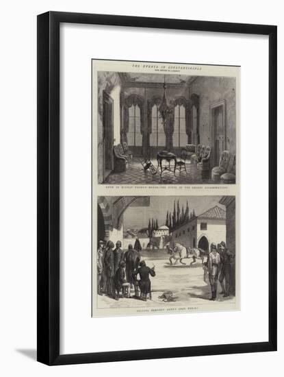 The Events in Constantinople-null-Framed Giclee Print