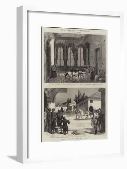 The Events in Constantinople-null-Framed Giclee Print