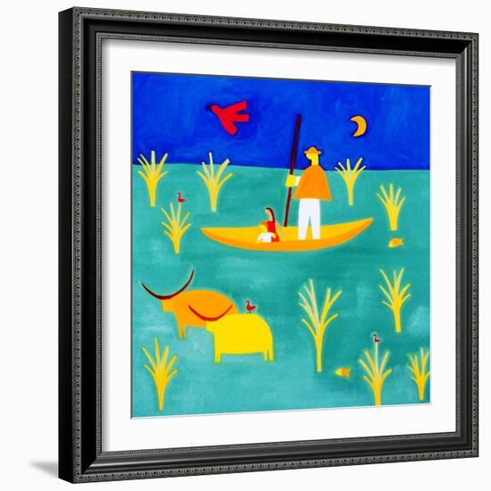 The everglades, 2000, (oil on linen)-Cristina Rodriguez-Framed Giclee Print