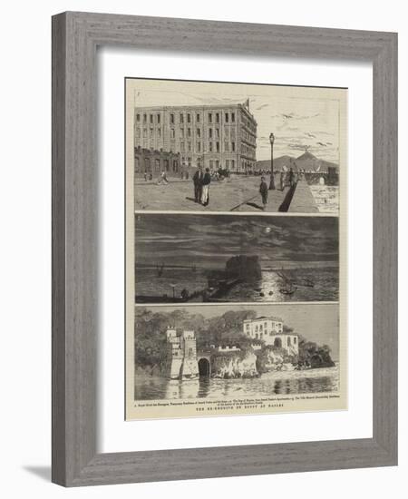 The Ex-Khedive of Egypt at Naples-William Lionel Wyllie-Framed Giclee Print