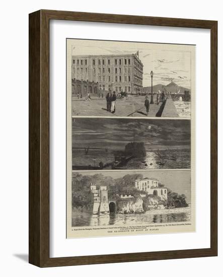 The Ex-Khedive of Egypt at Naples-William Lionel Wyllie-Framed Giclee Print