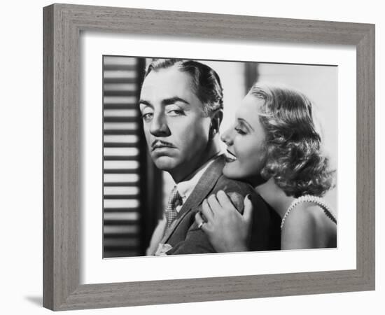 The Ex-Mrs. Bradford, from Left: William Powell, Jean Arthur, 1936-null-Framed Photo