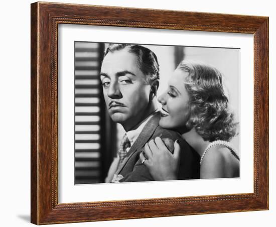 The Ex-Mrs. Bradford, from Left: William Powell, Jean Arthur, 1936-null-Framed Photo